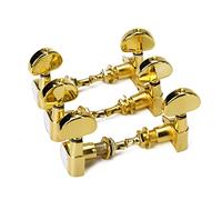 ALFAAL 3L 3R Sealed Tuning Peg Tuners Key Machine Golden Head Fit Acoustic Electric Guitar Parts Accessories