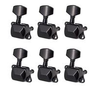 ALFAAL 3L3R Guitar String Tuning Pegs Locking Tuners Machine Heads Knobs For Acoustic Electric Guitars (Color : 8 Black)