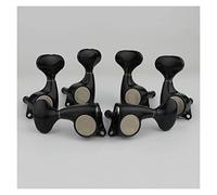 ALFAAL 3R3L Guitar Machine Heads 1:21 Sealed Tuning Key Pegs Tuners Set Replacement For Electric Guitars Black
