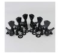 ALFAAL 3R3L Tuners Guitar Models Rear Lock String Electric Guitar Machine Heads Trapezium Button Black
