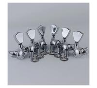 ALFAAL 3R3L Tuners Guitar Models Rear Lock String Electric Guitar Machine Heads Trapezium Button Chrome