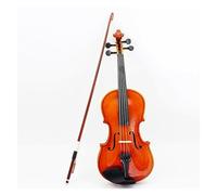 ALFAAL 4/4 3/4 1/2 1/4 1/8 Basswood Violin With Bow Vase For Beginners Practice Students (Color : 4-4)