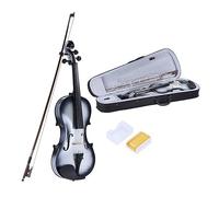 ALFAAL 4/4 3/4 1/2 1/4 1/8 Size Violin Student Violin Fingerboard Pegs Chin Rest Tailpiece For Beginners W/Violin Bow Foam Case (Color : 4-4)