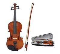 ALFAAL 4/4 3/4 1/2 Acoustic Violin Fiddle For Violin Beginner Performance With Case Bow Accessories (Color : Three fourths)