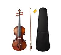 ALFAAL 4/4 Full Size Violin Fiddle Matte Spruce Top Jujube Wood Parts With Bow Box