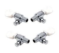 ALFAAL 4 Pieces Metal Vintage Banjo 5th Geared Tuning Peg Tuner Machine Head