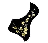ALFAAL 40/41 Inch Acoustic Guitar Guard Plate Anti-scratch Plate PVC Guitar Sound Hole Sticker Acoustic Guitar Pickguards (Color : 06)