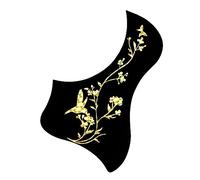 ALFAAL 40/41 Inch Acoustic Guitar Guard Plate Anti-scratch Plate PVC Guitar Sound Hole Sticker Acoustic Guitar Pickguards (Color : 03)