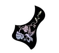 ALFAAL 40/41 Inch PVC Folk Classical Guitar Pickguard Anti-scratch Plate Guitar Pickguard Sound Hole Sticker Acoustic Guitar Pickguards (Color : 01)