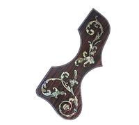 ALFAAL 40-43 Inch Acoustic Guitar Pickguard Rosewood Inlaid Abalone Shell Pickguard Acoustic Guitar Pickguards (Color : 04)