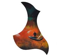 ALFAAL 40 Inch 41 Inch Folk Guitar Pickguard Acoustic Guitar Decorative Painted Decal Anti-Scratch Boardd Acoustic Guitar Pickguards (Color : 1-8)