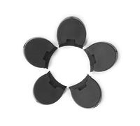 ALFAAL 5pcs Rubber Clarinet Thumb Rest Cover Cushion Comfortable Finger Rest Protector Pads Woodwind Instrument Spare Parts (Color : Black)