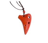 ALFAAL 6 Holes Ceramic Ocarina Alto C Musical Instrument With Lanyard Music Score For Music Lover And Beginner (Color : 06)
