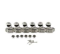 ALFAAL 6-in-line 6R Vintage Electric Guitar Machine Heads Tuners Tuning Keys Pegs Nickel Silver Guitar Accessories