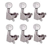 ALFAAL 6 Pack 6R Sealed Gear Guitar String Tuning Pegs Tuners For Acoustic Electric Guitar