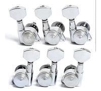 ALFAAL 6 Pcs Guitar Tuning Pegs Tuners Machine Heads With Lock Chrome Locking Tuning Keys For Electric Acoustic Guitar (Color : 3L3R)