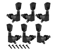 ALFAAL 6 Pieces 3L3R Guitar String Tuning Pegs Tuners Machine Heads For LP Electric Guitar (Color : Black 3L3R)