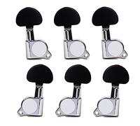 ALFAAL 6 Pieces Closed Guitar Tuning Pegs Tuner Machine Heads Gear Set For Folk/Electric Guitar Replacement Parts 3L+3R