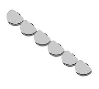 ALFAAL 6 Pieces Guitar Tuning Pegs Keys Tuners Zinc Alloy Tuner Button Silver Part