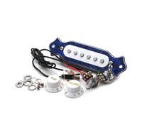 ALFAAL 6 String White/Black/Red Acoustic Guitar Sound Hole Pickup Pre-Wired Pickup Set Up Pots Knobs Soundhole Pickup (Color : 04)