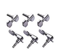 ALFAAL 6pcs 3L3R Full Closed Guitar String Tuner Pegs Tuning Machine Head For Folk Guitar Acoustic Guitars