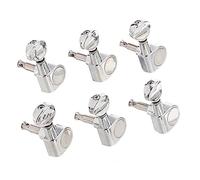 ALFAAL 6pcs 6R Guitar Tuning Pegs Tuners Machine Heads For Fender Replacement