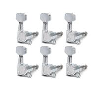 ALFAAL 6PCS Guitar Tuning Pegs Tuner Machine Heads Tuning Peg Machine Head Chrome-Gold-Black (Color : Chrome 6R)