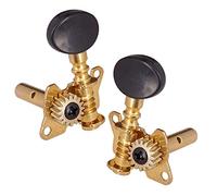 ALFAAL 6Pcs Open Gear Vintage Tuning Peg Tuners 3R3L For Classic Guitar Instrument
