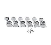 ALFAAL 6PCS Sealed Guitar Machine Heads Tuners Tuning Keys Pegs 6R Chrome Electric Guitar Parts