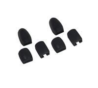 ALFAAL 6pcs/Set Rubber Button Right-hand Side Heighten Key Pad Saxophone Woodwind Instrument Parts Accessories (Color : Bk)