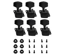 ALFAAL 6Pcs String Tuning Pegs Machine Heads Tuners Right Hand Electric Acoustic Guitar Parts Replacement