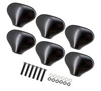 ALFAAL 6Pcs Zinc Alloy Electric Guitar Tuning Pegs Cap Tuners Machine Head Replacement Buttons Knobs Guitar Accessories (Color : Black)