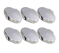 ALFAAL 6pcs Zinc Alloy Guitar Tuning Peg Knobs Keys Tuners Machine Heads Knobs For Acoustic Electric Folk Guitars (Color : Silver)