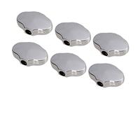 ALFAAL 6pcs Zinc Alloy Guitar Tuning Peg Knobs Keys Tuners Machine Heads Knobs For Acoustic Electric Folk Guitars (Color : Silver)