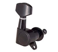 ALFAAL 6R 6 Pcs Guitar String Tuning Pegs Tuner Machine Heads Knobs Tuning Keys For Acoustic Or Electric Guitar Black