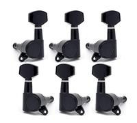 ALFAAL 6R 6L 3R3L Guitar Tuning Pegs Tuners Machine Heads For Acoustic Electric Guitar Black (Color : 3R3L)