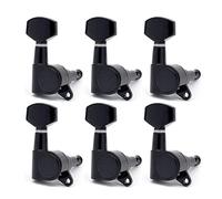 ALFAAL 6R 6L 3R3L Guitar Tuning Pegs Tuners Machine Heads For Acoustic Electric Guitar Black (Color : 6R)