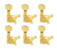ALFAAL 6R Guitar Tuning Pegs Mechine Hand Tuners For Electric/Acoustic Guitar Tuning Pegs DIY Repair Parts