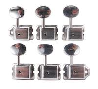 ALFAAL 6R Vintage Style Electric Guitar String Tuning Pegs Tuner Machine Heads For Stratocaster Strat (Color : Silver)