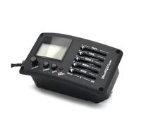 ALFAAL 6Sets 5 Band Acoustic Guitar Bass EQ Preamp With Tuner Guitar Pickup