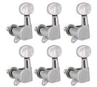 ALFAAL 6x 6L Guitar Tuning Pegs Tuners Acoustic Electric Guitar Replacement PartsGuitar Tuning Pegs