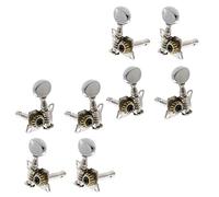 ALFAAL 8pcs Guitar Tuning Peg Tuners Machine Heads For 4-string Mini Guitar