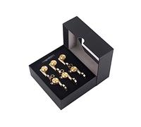 ALFAAL A Set 6 Pcs Gold Locked String Tuning Pegs Key Tuners Machine Heads For Acoustic Electric Guita