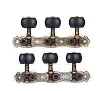 ALFAAL Acoustic Classical Guitar Machine Heads Tuning Keys Pegs String Tuners High-Grade Bronze Plated