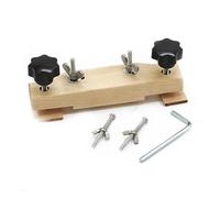 ALFAAL Acoustic Guitar Fixture Bonding Bridge Clip Tool Hard Maple Stainless Steel Guitar Making Special Tools