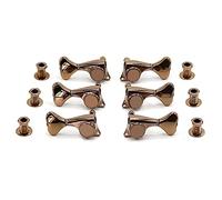 ALFAAL Acoustic Guitar Knob Shaft String Reel Butterfly Fishtail Tuner (Color : Bronze)