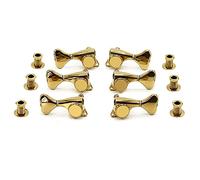 ALFAAL Acoustic Guitar Knob Shaft String Reel Butterfly Fishtail Tuner (Color : Gold)