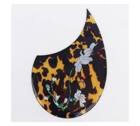 ALFAAL Acoustic Guitar Pickguard 2.0mm Thickness Hand Painting Finish Self Sticker Guitar Pickguard Acoustic Guitar Pickguards (Color : 03)