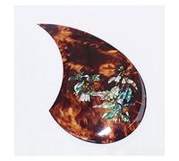 ALFAAL Acoustic Guitar Pickguard 2.0mm Thickness Hand Painting Finish Self Sticker Guitar Pickguard Acoustic Guitar Pickguards (Color : 01)