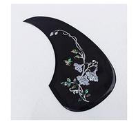 ALFAAL Acoustic Guitar Pickguard 2.0mm Thickness Hand Painting Finish Self Sticker Guitar Pickguard Acoustic Guitar Pickguards (Color : 1-8)